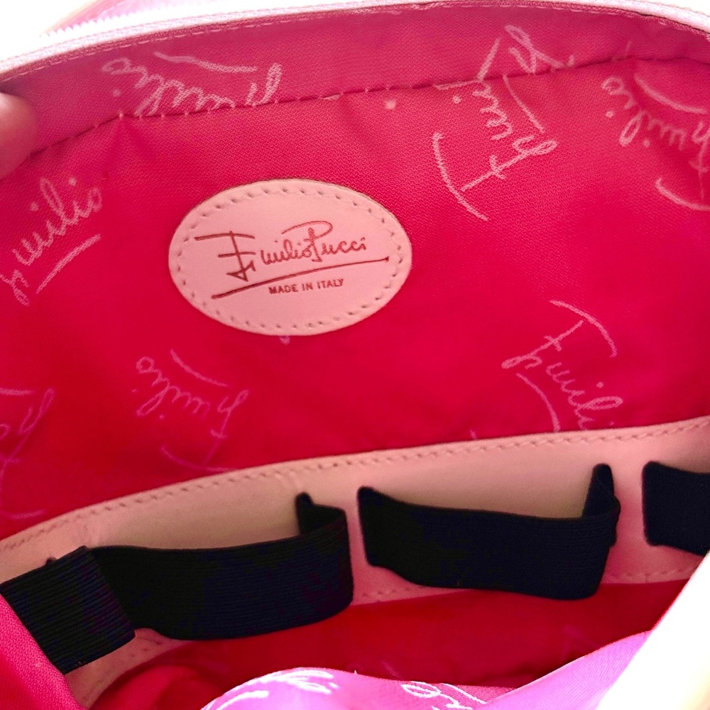 Authentic Vintage Emilio Pucci Vibrant Cosmetic Bag NWOT - Picture 13 of 14
